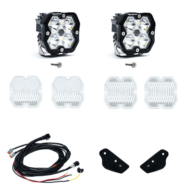 Ford Bronco (21-26)  Bronco Raptor (22-26)  A-Pillar Kit Toggle  Squadron Sport 2.0  Clear  Spot
