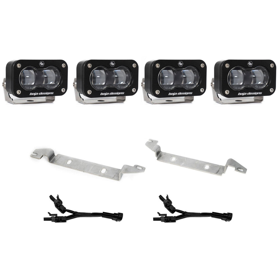 S2 SAE OEM Fog Light Replacement Kit - 2025-2026 Toyota 4Runner  Non-TRD Pro (Clear)