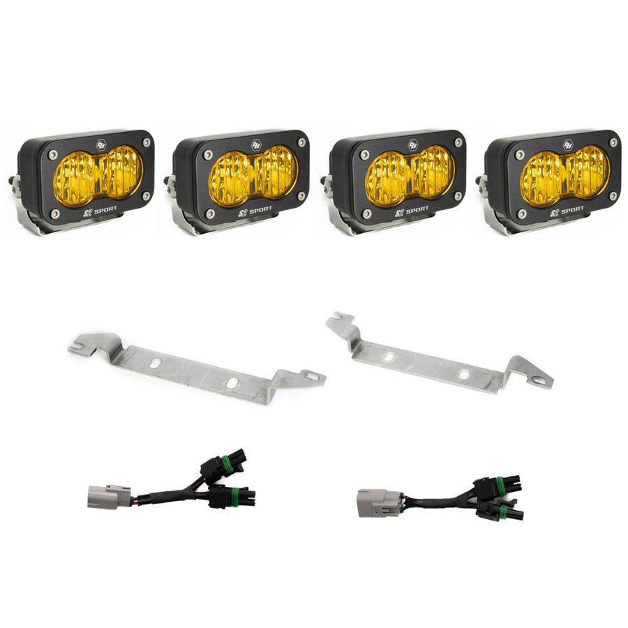 S2 Sport OEM Fog Light Replacement Kit - 2025-2026 Toyota 4Runner NOTE: TRD Pro/Trailhunter (Amber)
