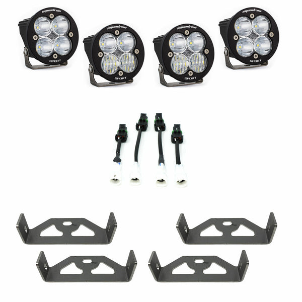 Squadron-R Sport Headlight Kit - '16-25 YXZ (Multi-Pattern; Clear)