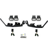 Squadron Sport Headlight Kit - '18-21 RZR RS1; '14-21 RZR XP 1000; '18-21 RZR XP Turbo-S (Multi-Pattern; Clear)