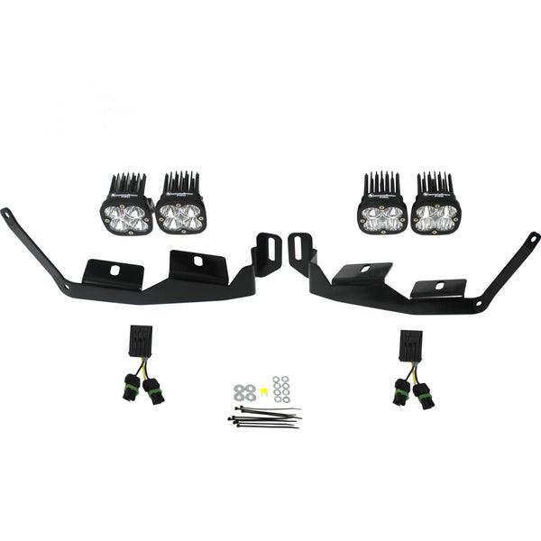 Squadron Pro Headlight Kit - '18-21 RZR RS1; '14-21 RZR XP 1000; '18-21 RZR XP Turbo-S (Multi-Pattern; Clear)