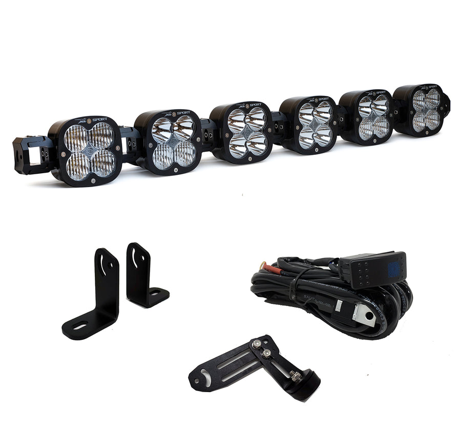 XL Sport Linkable Sport Roof Mount Kit - '20-26 RZR Pro XP; '22-24 RZR Turbo R (Multi-Pattern  Clear)