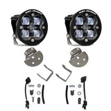 Squadron SAE Fog Pocket Kit - '15-19 Colorado/Canyon / Silverado/Sierra 2500HD/3500HD (SAE Fog; Clear)