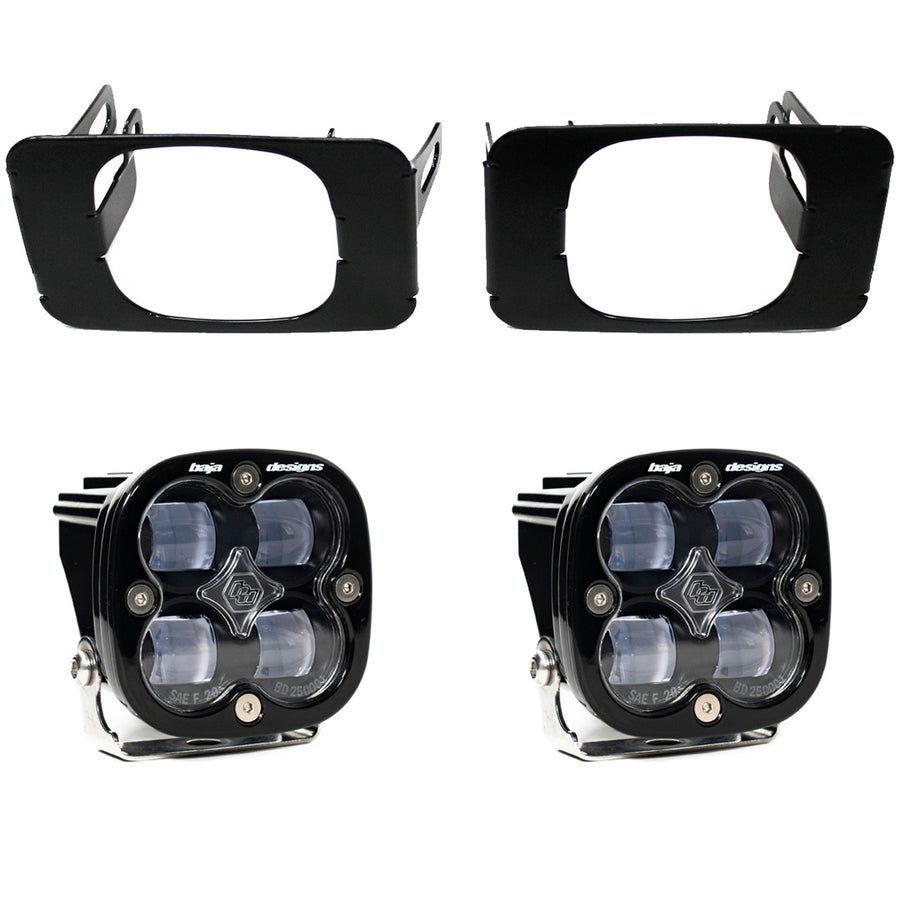 Squadron SAE Fog Pocket Light Kit - Ford 2015-20 F-150; 2017-22 F-250/350 Super Duty (Light Pattern: SAE Fog; Color: Clear)