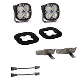 Squadron Pro Fog Pocket Kit - '11-16 F-250/350 Super Duty (Wide Cornering; Clear)