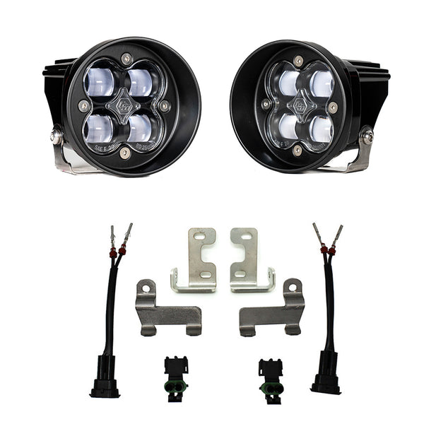 Squadron-R SAE Fog Pocket Kit - '10-24 4Runner; '12-23 Tacoma; '14-21 Tundra  '23-On Sequoia (SAE Fog; Clear)