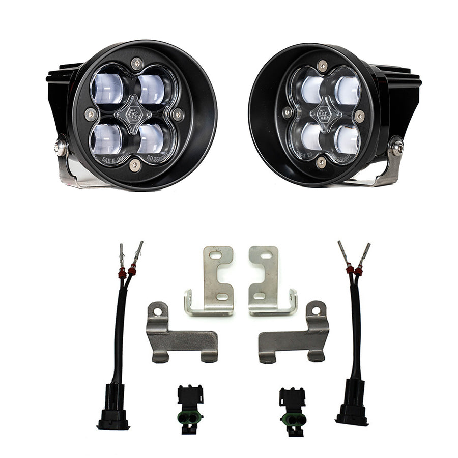 Squadron-R SAE Fog Pocket Kit - '10-24 4Runner; '12-23 Tacoma; '14-21 Tundra  '23-On Sequoia (SAE Fog; Clear)