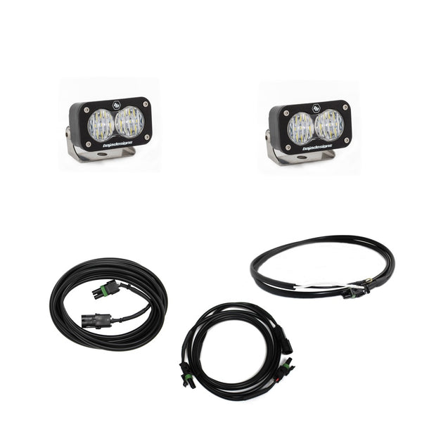 S2 Sport Dual Reverse Kit - '18-25 Wrangler JL; W/ OE Rubicon  Sahara Bumper (Wide Cornering; Clear; Upfitter Wiring)