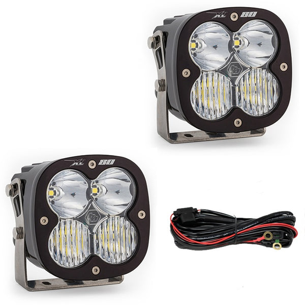 XL80 Bumper Kit - '20-26 Gladiator / '18-26 Wrangler JL; W/ OE Steel Bumper (Driving/Combo; Clear; Toggle Wiring)
