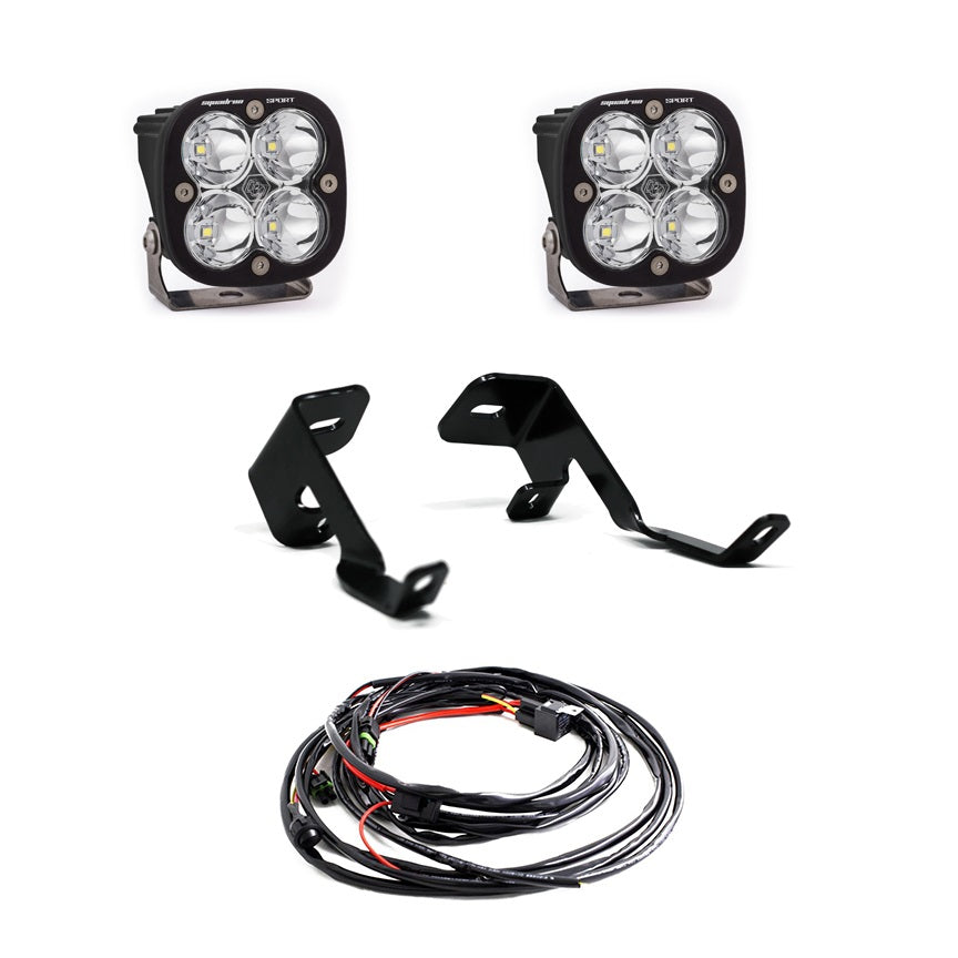 Squadron Sport A-Pillar Kit - '17-21 F-150 Raptor (High Speed Sport; Clear)