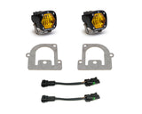 S1 Fog Pocket Kit - '21-24 Bronco Sport (Wide Cornering; Baja Amber)