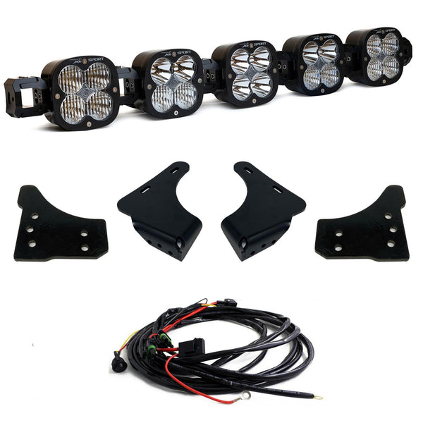XL Sport Linkable Sport Bumper Light Kit - '21-23 F-150 (Multi-Pattern; Clear; Toggle Wiring)