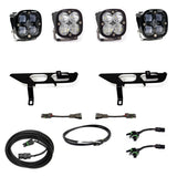 Squadron SAE/Pro Fog Pocket Kit - '21-23 F-150 W/o DRL (SAE Fog; Clear; Upfitter Wiring)