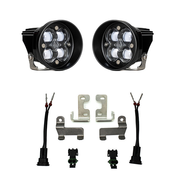 Squadron-R SAE Fog Pocket Kit - '16-21 RAV4; '14-19 Highlander (SAE Fog; Clear)