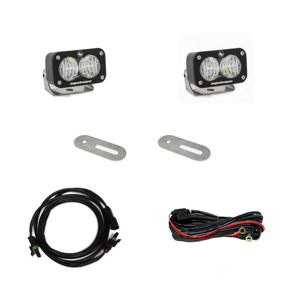 S2 Sport Dual Reverse Light Kit - '17-22 F-250 Super Duty; '17-22 F-350 Super Duty (Light Pattern: Wide Cornering; Color: Clear; Wiring Type: Toggle)