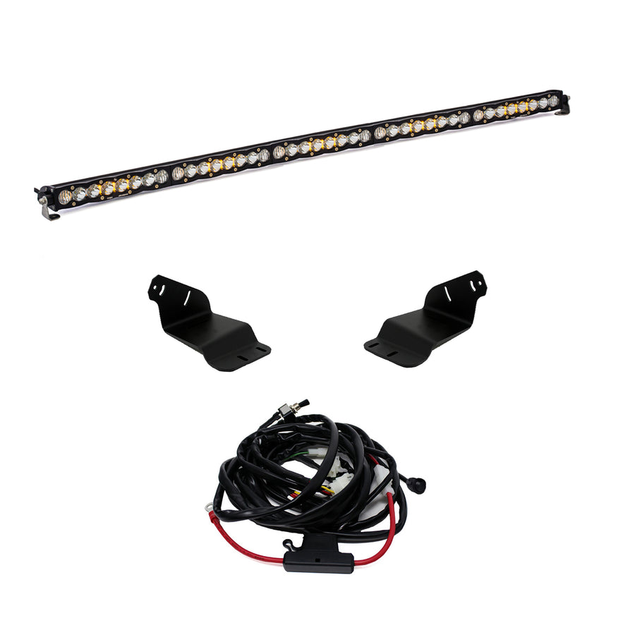 S8 50 Inch Roof Mount Kit - '21-26 Bronco; '22-26 Bronco Raptor (Driving/Combo; Clear; Toggle Wiring)