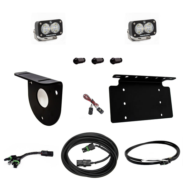 S2 Sport Dual Reverse Kit - '21-26 Bronco (Multi-Pattern; Clear; Upfitter Wiring; License Plate Mount)