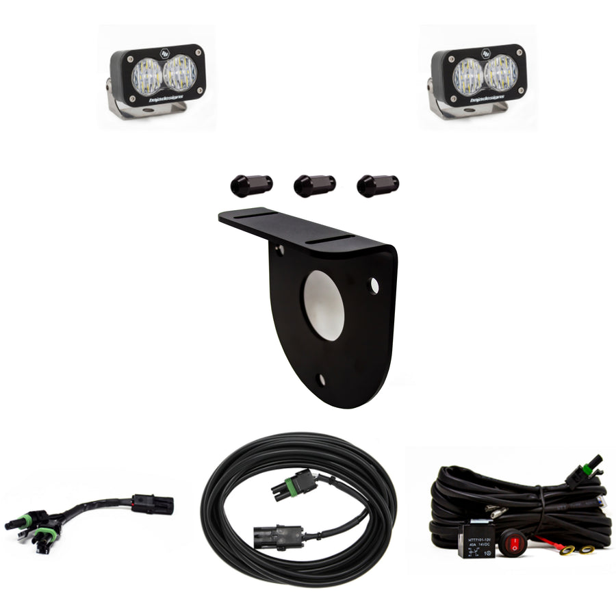 S2 Sport Dual Reverse Kit - '21-26 Bronco (Multi-Pattern; Clear; Toggle Wiring; No License Plate Mount)