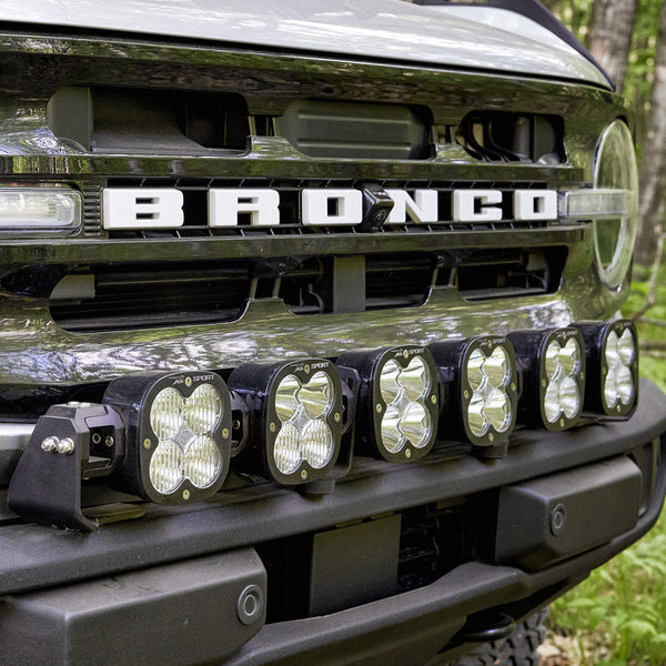XL Sport Linkable Sport Bumper Light Kit - '21-26 Bronco; W/ OE Plastic Bumper (Multi-Pattern; Clear; Toggle Wiring)