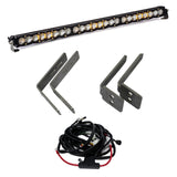 S8 30 Inch Grille Upper Light Kit - '11-16 F-250/350 Super Duty (Driving/Combo; Clear)