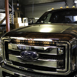 S8 30 Inch Grille Upper Light Kit - '11-16 F-250/350 Super Duty (Driving/Combo; Clear)