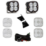 XL Sport A-Pillar Kit - '07-18 Wrangler JK (Spot; Clear)