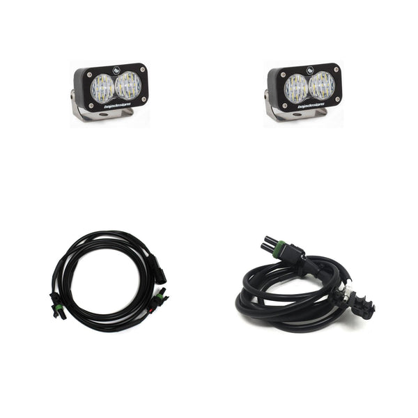 S2 Sport Dual Reverse Kit - GMC Sierra 1500 2019-26; 2500HD/3500HD 2020-23 (Wide Cornering; Clear)