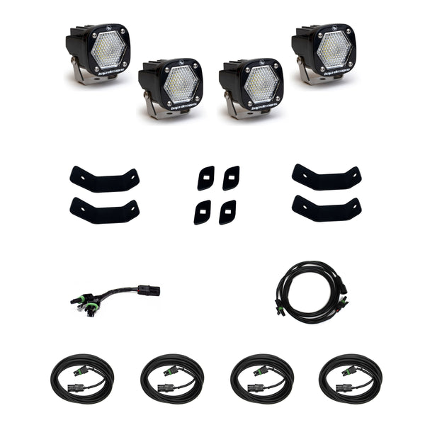 S1 Roof Rack Rail Kit - '19-26 Sprinter 1500/2500/3500 (Work/Scene; Clear)