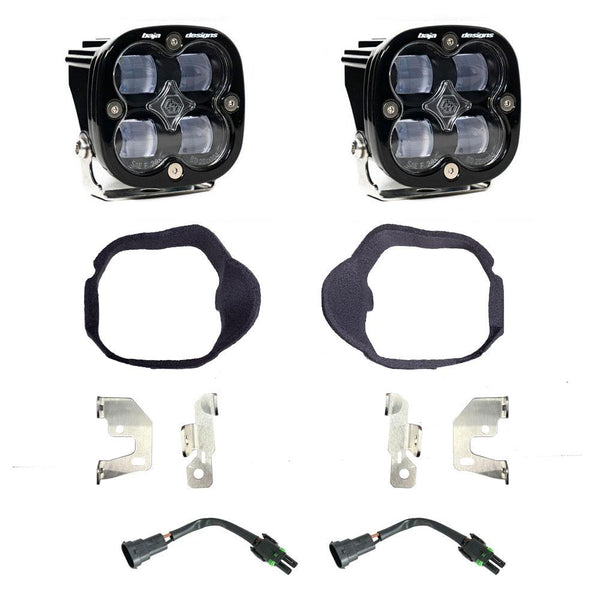Squadron SAE Fog Pocket Kit - '19-26 Sprinter 1500/2500/3500 (SAE Fog; Clear)