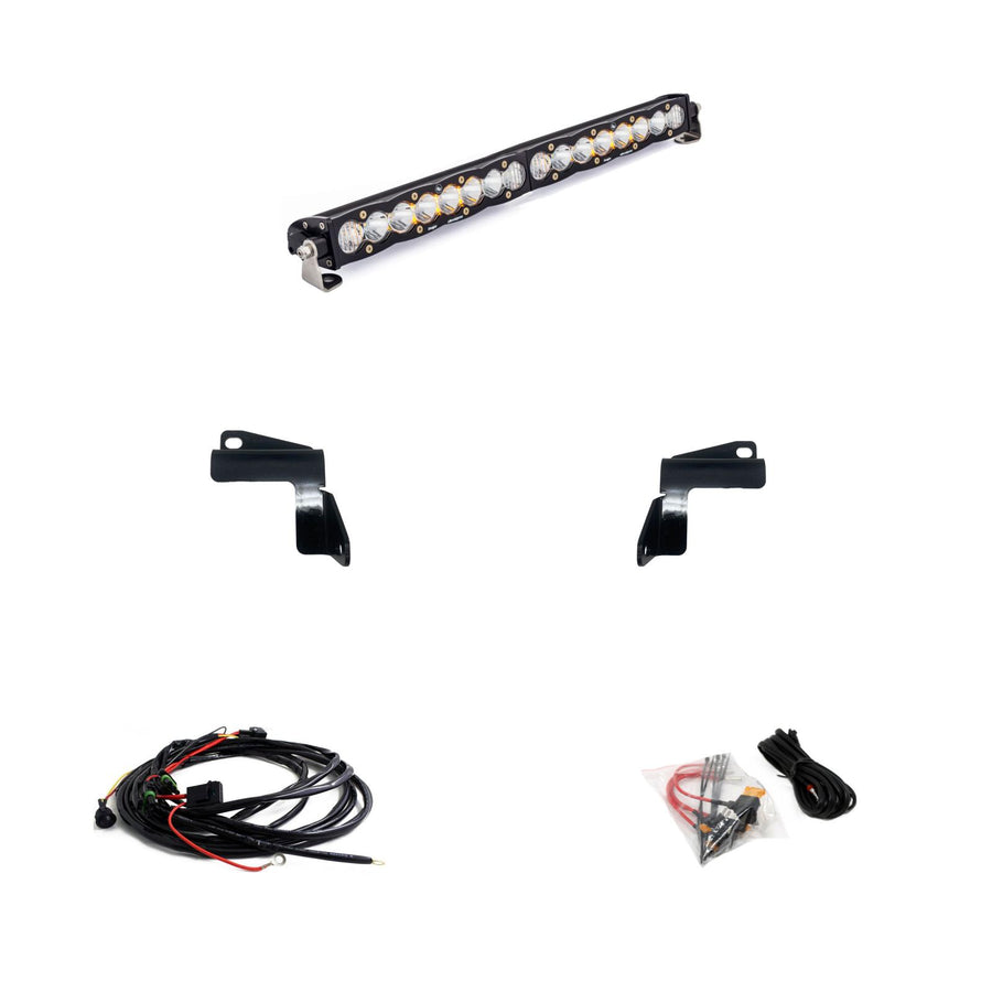 S8 20 Inch Bumper Kit - '20-23 Sierra 2500HD/3500HD (Driving/Combo; Clear)