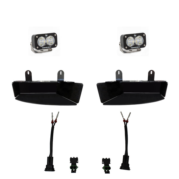 S2 Sport Fog Pocket Kit - '19-26 2500/3500 (Wide Cornering; Clear)