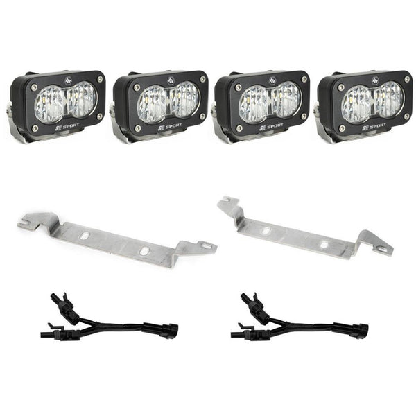 S2 Sport Fog Pocket Kit - '22-26 Tundra (Wide Cornering; Clear)