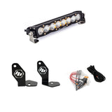 Polaris RZR Pro R S8 10" Hood Mount Kit  Baja Amber