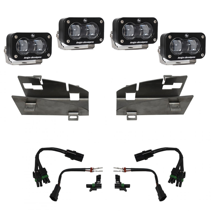 Dodge  Ram Rebel/TRX (19-24)  Dual S2 SAE Fog Pocket Kit