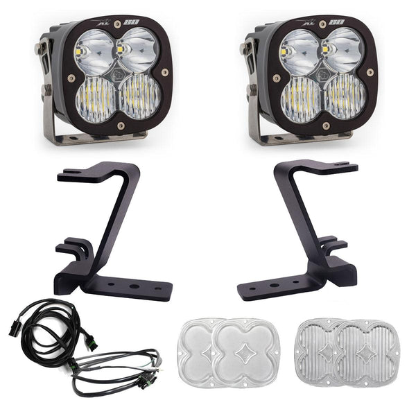 XL80 A-Pillar Kit - 2023-26 Ford F-250/350 Super Duty (Driving/Combo; Clear; Upfitter Wiring)