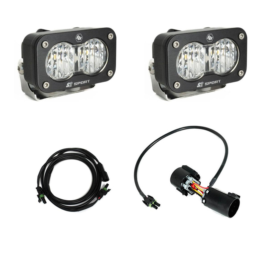 S2 Sport W/C  Reverse Kit Plug-N-Play (Wide Cornering; Clear; Plug-n-Play Wiring)