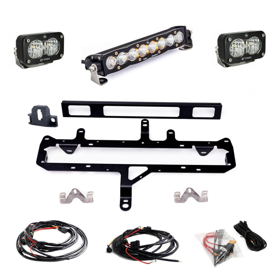 Toyota S8 10" Light Bar / S2 Pro Grille Conversion Light Kit - 2024-2026 Toyota Tacoma (Clear)