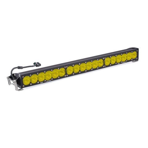 OnX6+ Straight LED Light Bar (30 Inch; Wide Cornering; Baja Amber)
