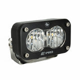 S2 Pro Black LED Light Pod (Wide Cornering; Clear)