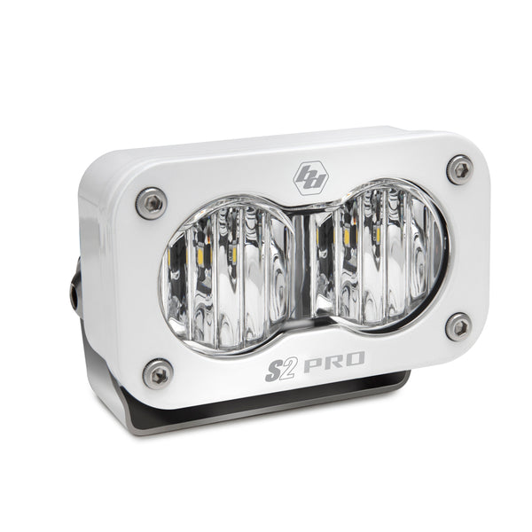 S2 Pro White LED Light Pod (Wide Cornering; Clear)