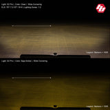 S2 Pro White Flush Mount LED Light Pod (Wide Cornering; Clear)