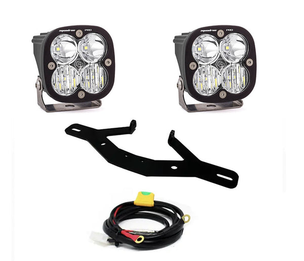 Squadron Pro Frame Mount Kit - '19-22 390/790/890 Adventure/R (Driving Combo; Clear)