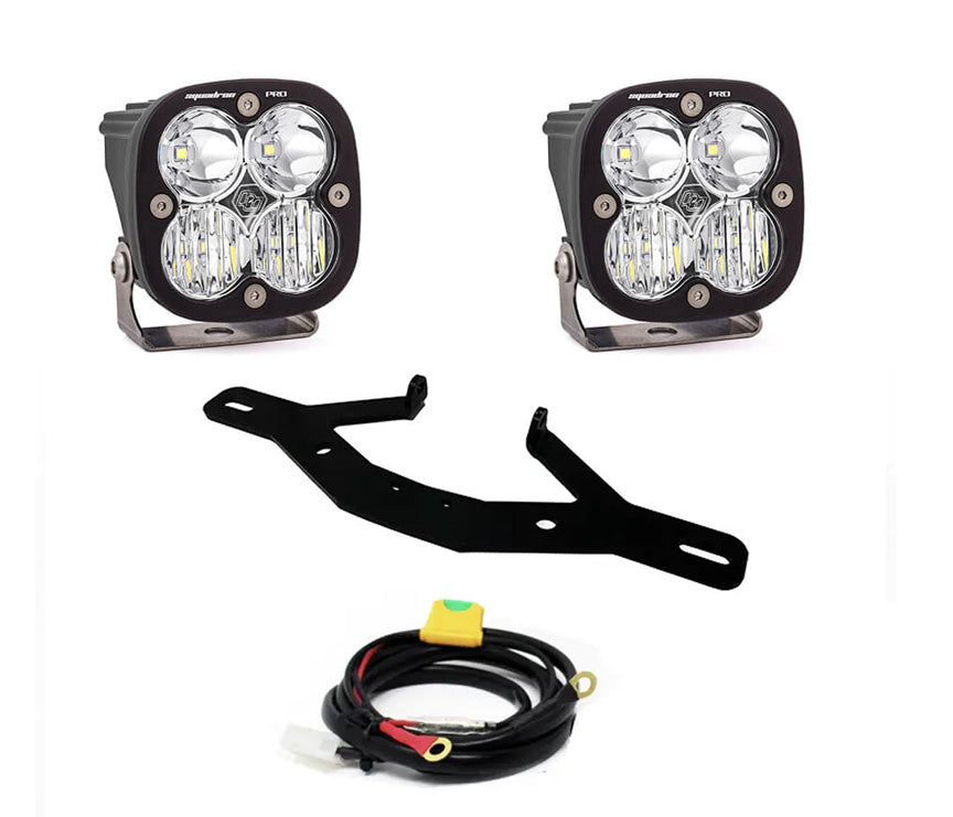 Squadron Pro Frame Mount Kit - '19-22 390/790/890 Adventure/R (Driving Combo; Clear)