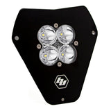 Squadron Pro (A/C) Headlight Kit - '08-09 200 XC; '08-12 200 XC-W/250 SX/XC; '08-10 250 XC-F/XCF-W; '08-12 250 XC-W/300 XC/XC-W; '09-11 400 XC-W; '08-11 450 EXC-R; '08-12 450 XC-F/XC-W; '08-11 530 EXC-R/530 XC-W (Spot; Clear)