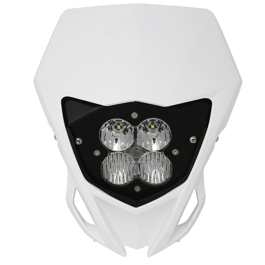 XL Pro Headlight Kit W/ Shell - '16-18 YZ250FX/YZ450FX (Driving/Combo; Clear)