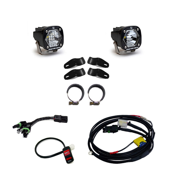 Moto S1 Auxiliary Light Kit (Universal Battery; Multi-Pattern; Clear)