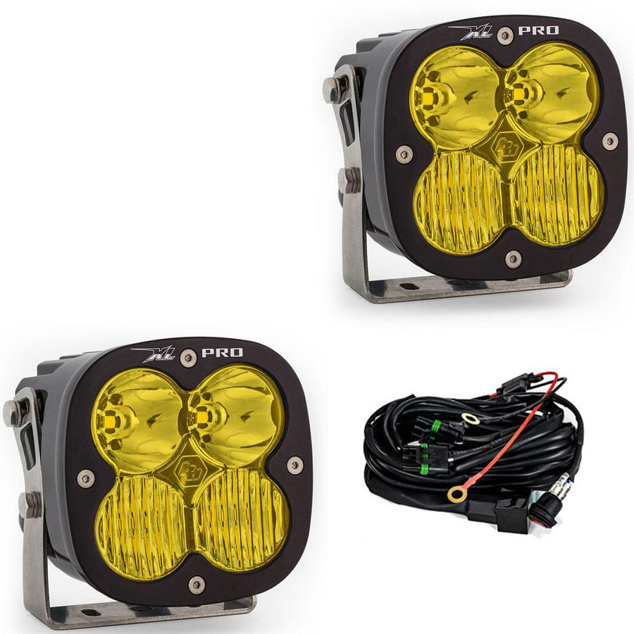 XL Pro LED Light Pod Pair (Driving/Combo; Baja Amber)