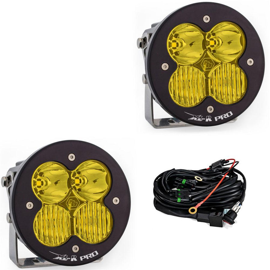 XL-R Pro LED Light Pod Pair (Driving/Combo; Baja Amber)