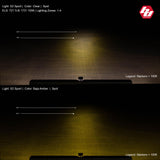 S2 Sport Black Flush Mount LED Light Pod (Spot; Clear)